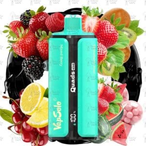 VapSolo Quads - #9 - Bogyós gyümölcs mix & Cseresznye és Citrom & Eper és Kiwi & Epres Dinnyés Rágógumi